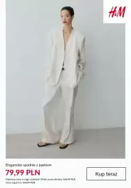 H&M gazetka tydzień 37 Strona 6: Eleganckie spodnie z paskiem H & M €79,99