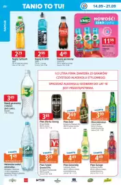 E.Leclerc gazetka tydzień 38 Strona 20: Napój gazowany Coca-Cola zero cukru €4,49, Napój Dr Witt MWS €2,99