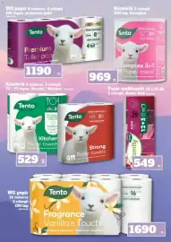 Vil-For akciós újság hét 37 Oldal 20: Tento wc papír €1.690,00, Tento premium toilet paper €1.190,00