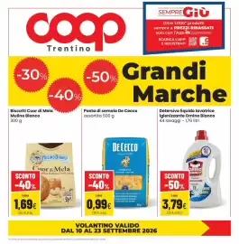 Volantino Coop Trentino Pagina 1: Pasta di semola De Cecco assortita €0,99