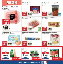 Volantino Coop Trentino Pagina 13: Prosciutto crudo Crucolo €3,49, Wüberone Pollo €1,39