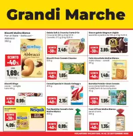 Volantino Coop Trentino Pagina 3: Gelato Soft & Crunchy Carte D'Or €3,49, Fette biscottate Mulino Bianco malto d'orzo €1,49