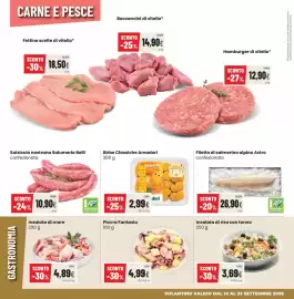 Volantino Coop Trentino Pagina 9: Salsiccia nostrana Salumeria Belli confezionata €10,90, Birbe classiche Amadori €2,99
