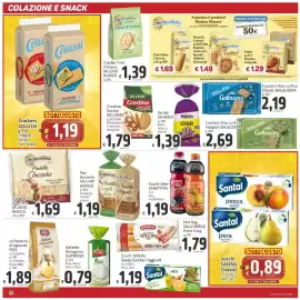 Volantino Paghi Poco Pagina 14: Succhi Zero Sanattiva €1,19, Pan Bauletto Mulino Bianco €1,19