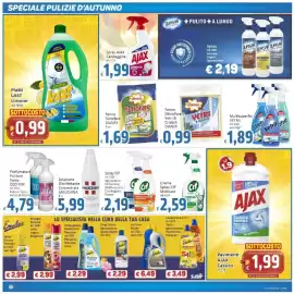 Volantino Paghi Poco Pagina 2: Multisuperfici Vetril €1,89, Panno Microforato Vetri & Cristalli Dianex €0,99