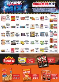 Encarte Bahamas Mix semana 37 Página 1: Pizza seara sabores €15,49, Rosquinhas rancheiro banana e canela €3,79