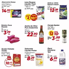 Tabloide Dia Página 2: Andorinha - azeite de oliva €22,90, Protex - sabonete liquido €8,29