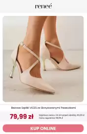 Renee magazyn tydzień 37 Strona 10: Beżowe szpilki VICES ze skrzyżowanymi paseczkami €79,99