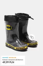 Sinsay gazetka tydzień 37 Strona 23: Kalosze z lampkami LED Batman €49,99