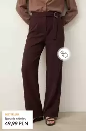 Sinsay gazetka tydzień 37 Strona 8: Spodnie wide leg €49,99