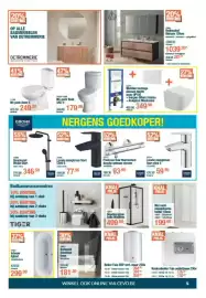 Cevo folder Pagina 5: Keukenboiler Fais onderbouw €125,00, Inbouw ligbad €299,00