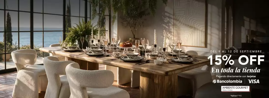 Ambiente Gourmet (válido hasta 14-09)