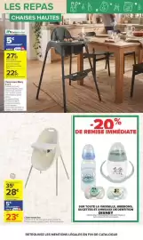 Catalogue Carrefour | LES BABYDAYS page 15: Sur toute la vaisselle, biberons, sucettes et anneaux de dentition disney