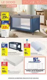 Catalogue Carrefour | LES BABYDAYS page 16: Lit Parapluie €22,99, Alèse €10,49