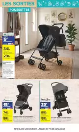 Catalogue Carrefour | LES BABYDAYS page 19: Memphis Poussette shopper compacte €59,90
