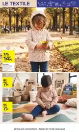 Catalogue Carrefour | LES BABYDAYS page 28: Tex santé pull bébé €7,99, Tex parka bébé €14,99
