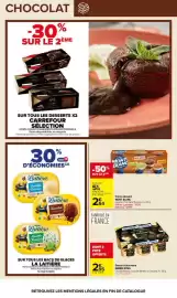 Catalogue Carrefour page 29: MAMIE NOVA Dessert Gourmand €2,95, MONT BLANC Crème dessert €2,54