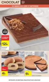Catalogue Carrefour page 31: Beignets choco-noisette €4,50, Fondant au chocolat €6,49