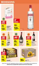 Catalogue Carrefour page 54: JP CHENET I.G.P. Pays d'Oc €2,45, LEFFE Bière d'Abbaye €16,99