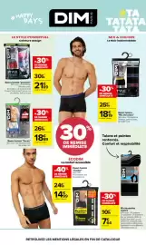 Catalogue Carrefour page 71: DIM Boxers homme "powerfull" €21,69, DIM Boxers homme €18,89