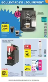 Catalogue Carrefour page 78: MEDEK Machine à granité €99,99, BRITA Aluna Calendar 4 mois MAXTRA PRO blanche €24,99