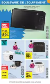 Catalogue Carrefour page 79: Moulinex Air fryer XXL €99,99, Moulinex Friteuse classique €49,99