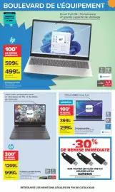 Catalogue Carrefour page 87: MEDION Ordinateur portable €299,99, HP Ordinateur portable Gaming €999,99