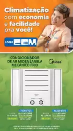 Folheto Lojas Cem Página 128: Condicionador de ar midea janela mecânico frio €1.998,00