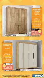Folheto Lojas Cem Página 16: Roupeiro arapongas 4 portas €1.698,00