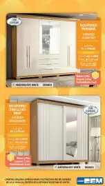 Folheto Lojas Cem Página 18: Roupeiro paraná €2.998,00, Roupeiro zini luxo mdf €3.478,00