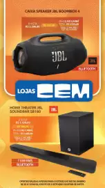 Folheto Lojas Cem Página 87: Caixa speaker jbl boombox 4 €3.398,00