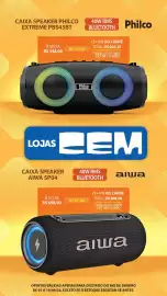 Folheto Lojas Cem Página 88: Caixa Speaker Philco Extreme Pbs45bt €348,00