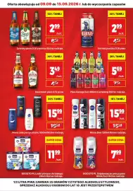 API MARKET gazetka tydzień 37 Strona 10: Piwo bezalkoholowe Žatecký €2,99, Piwo Kasztelan €3,49