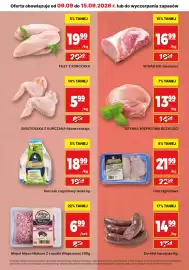 API MARKET gazetka tydzień 37 Strona 2: Skrzydełka z kurczaka €5,99, Szynka wieprzowa bez kości €13,99