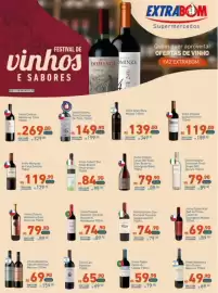Catálogo Extrabom Supermercados Página 3: Vinho Chileno Doña Dominga D6 Tinto €149,90, Vinho Palha-Canas I.G. Lisboa €59,98