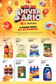Encarte Asun Página 1: Coxa e Sobrecoxa de Frango Com Dorso Temperada €5,89, Batata palito €15,90