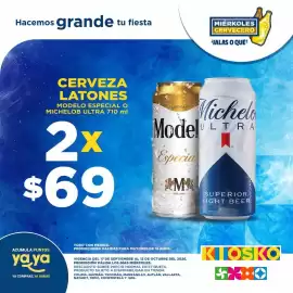Catálogo Kiosko Página 2: Modelo Especial o Michelob Ultra €69,00