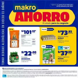 Catálogo Makro Página 1: Bonlé mezcla láctea cremosa €73,92, Faraon arroz extra nir añejo naranja €101,50