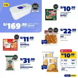 Catálogo Makro Página 13: Aro alitas de pollo €22,90, Redondos hot dog vienesa ahumado €11,90