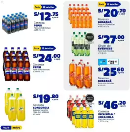 Catálogo Makro Página 18: Guaraná €20,70, Pepsi Gaseosa €24,00