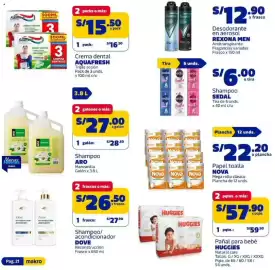 Catálogo Makro Página 21: Aquafresh crema dental triple acción €15,50, Sedal Shampoo €6,00