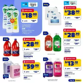 Catálogo Makro Página 23: Cif limpiador en crema multiuso bioactive €17,90, Desatorador para baño DIAMANTE €28,90