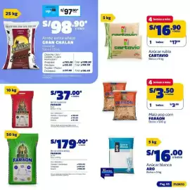 Catálogo Makro Página 5: Cartavio azúcar rubia €16,90, Faraon arroz superior rojo €37,00