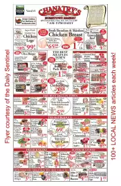 Chanatry's Hometown Market weekly ad week 37 Page 1