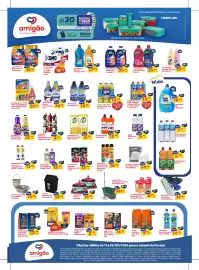 Catálogo Amigão Calçados Página 8: Lava Roupas em Pó Tixan Ypê €20,98, Limpador Multiuso Perfumado Uau €3,79