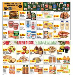 Shop 'n Save weekly ad week 37 Page 4: Apple Turnovers €3,99, Store Made Apple Dumplings €2,99