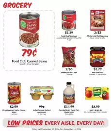 Woodman's weekly ad week 37 Page 5: Mott's Snack Go €6,99, Coombs Family Farms Pure Maple Syrup €14,99
