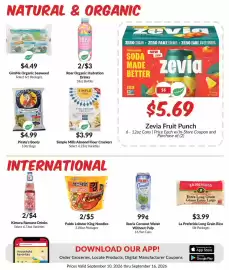 Woodman's weekly ad week 37 Page 8: Simple Mills Almond Flour Crackers €3,99, GimMe Organic Seaweed €4,49