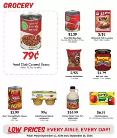 Woodman's weekly ad week 37 Page 5: Mott's Snack Go €6,99, Coombs Family Farms Pure Maple Syrup €14,99