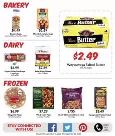 Woodman's weekly ad week 37 Page 4: Hatch Kitchen Hashbrown Minis €5,00, Vito & Nicks Pizza Assorted Varieties €7,29